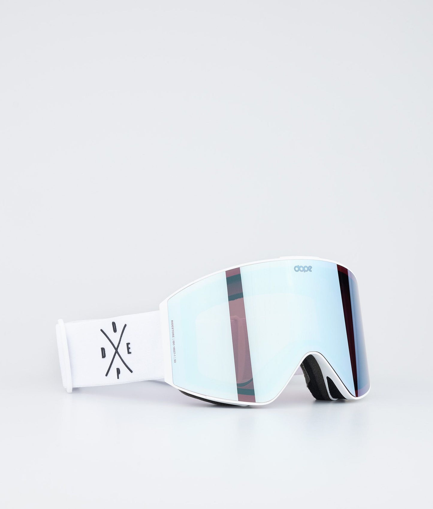 Ski Goggles White/Champagne Mirror