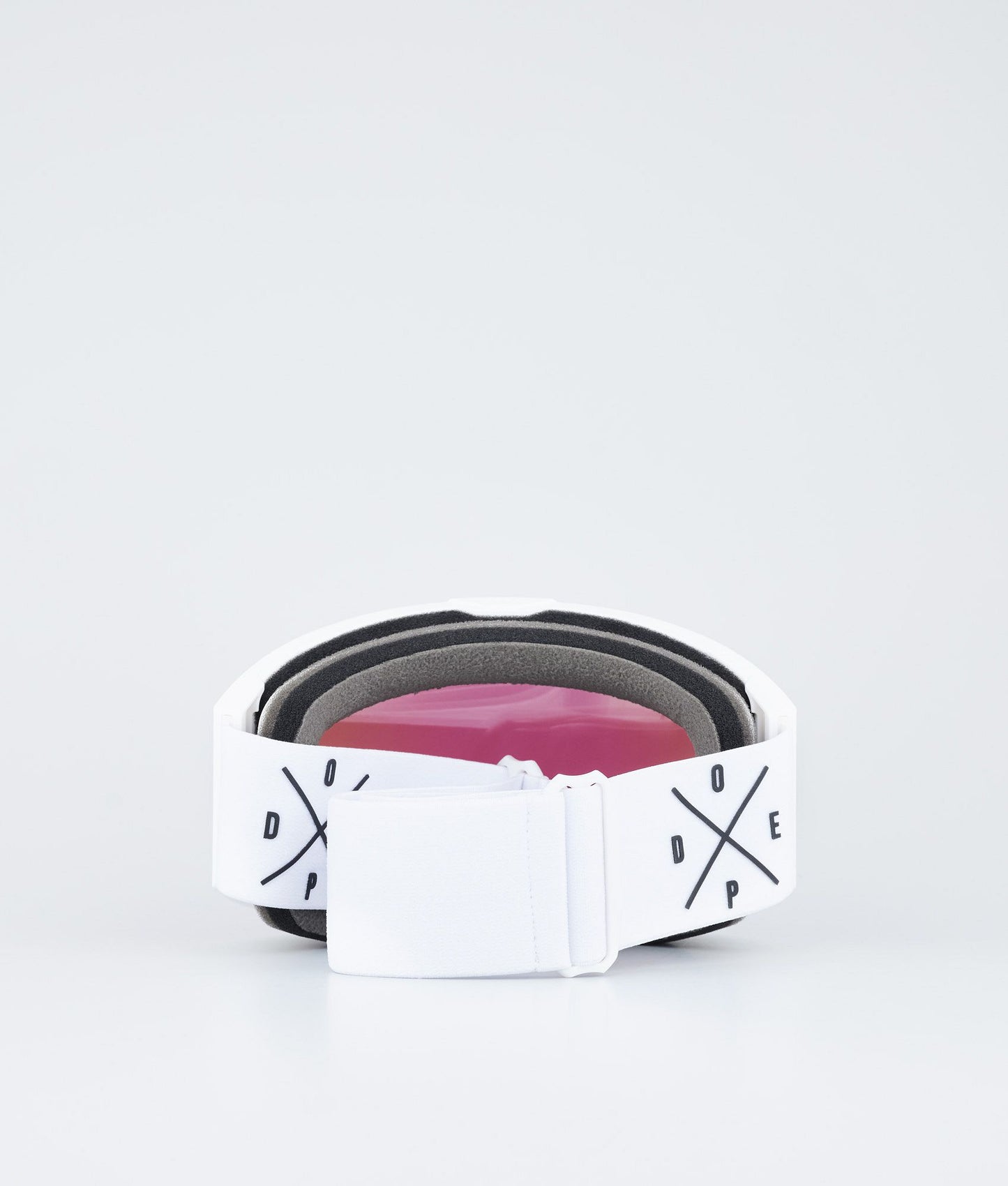 Ski Goggles White/Green Mirror