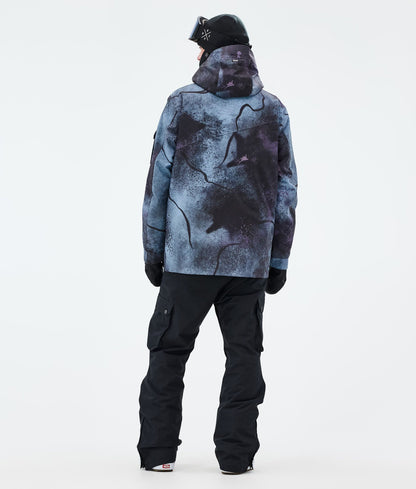 Snowboard Jacket Men Jungle Purple