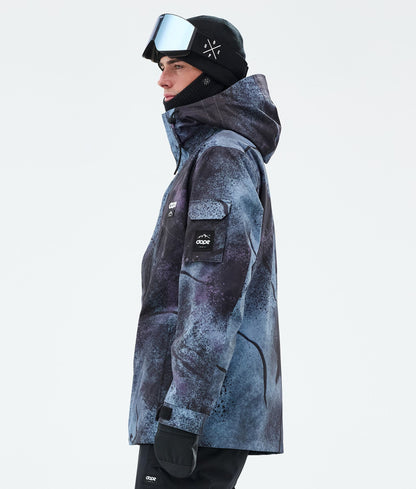 Snowboard Jacket Men Jungle Purple