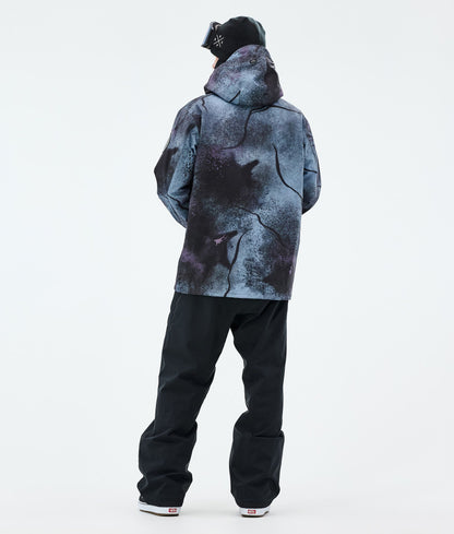 Snowboard Jacket Men Jungle Purple