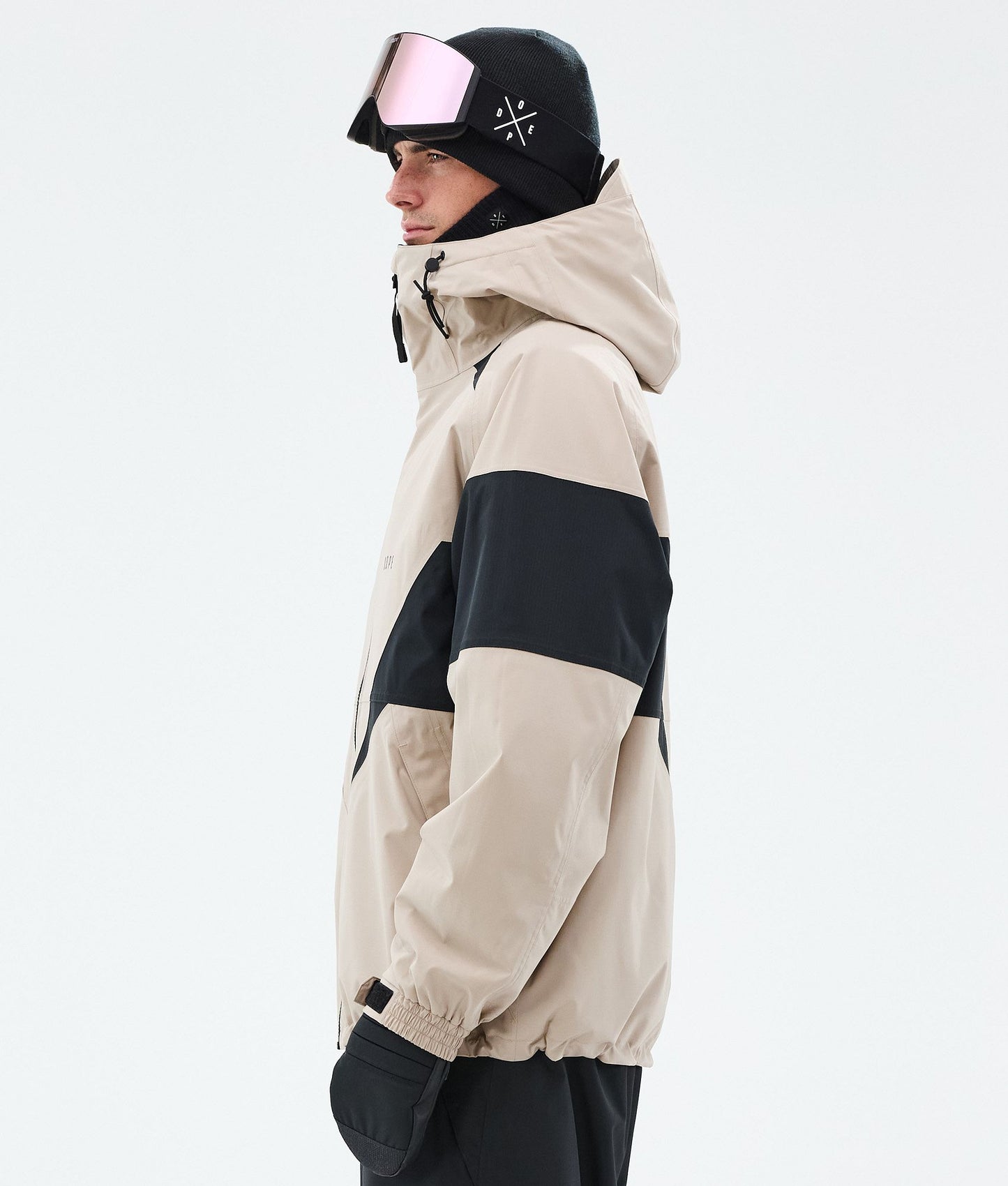 Snowboard Jacket Men Spike Sand/Black