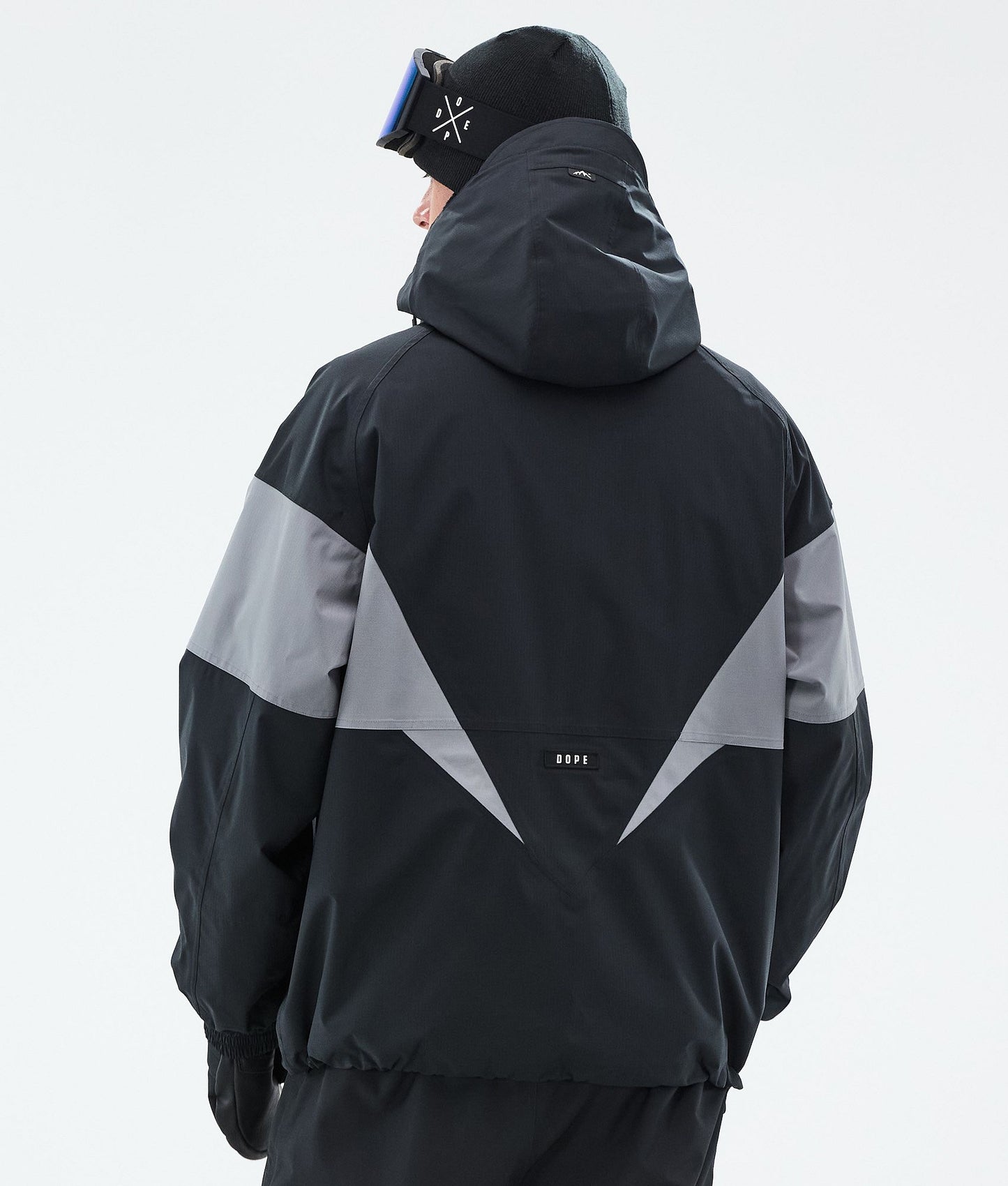 Snowboard Jacket Men Spike Black/Light Pearl