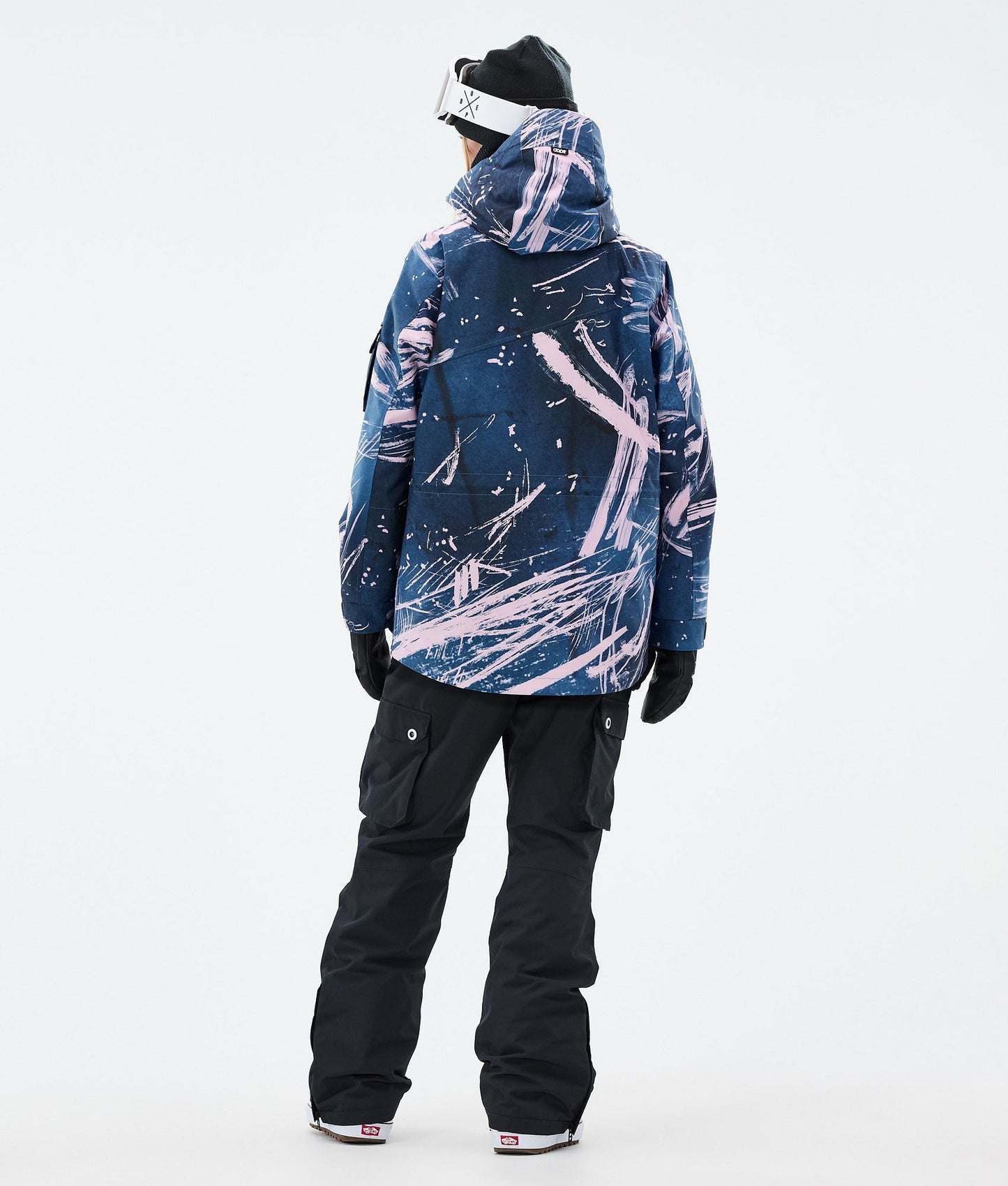 Snowboard Jacket Women Carvings Pink