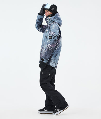 Snowboard Jacket Women Punk Blue