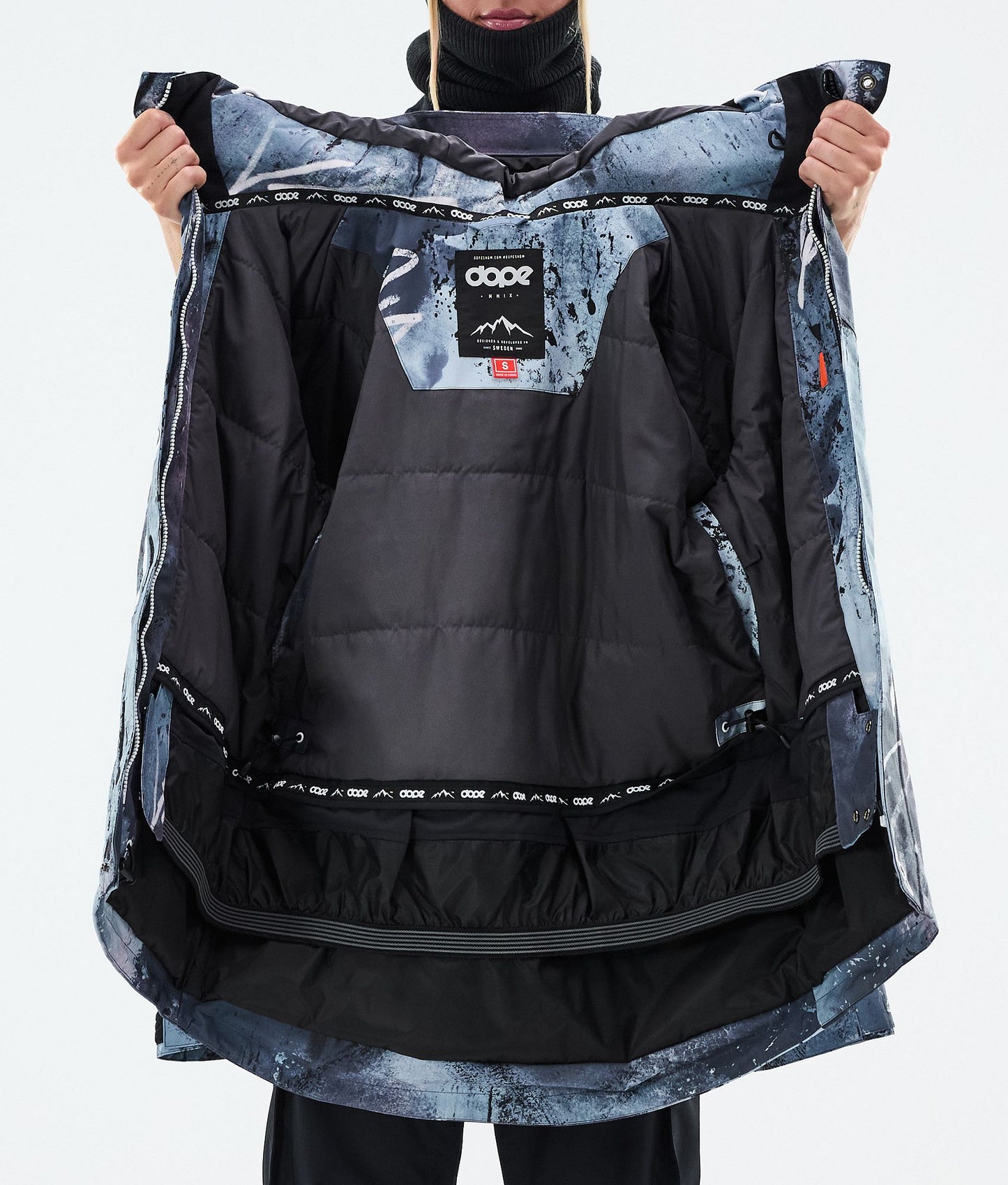 Snowboard Jacket Women Punk Blue