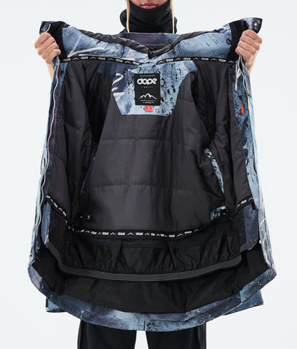 Snowboard Jacket Women Punk Blue