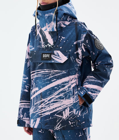 Snowboard Jacket Women Carvings Pink