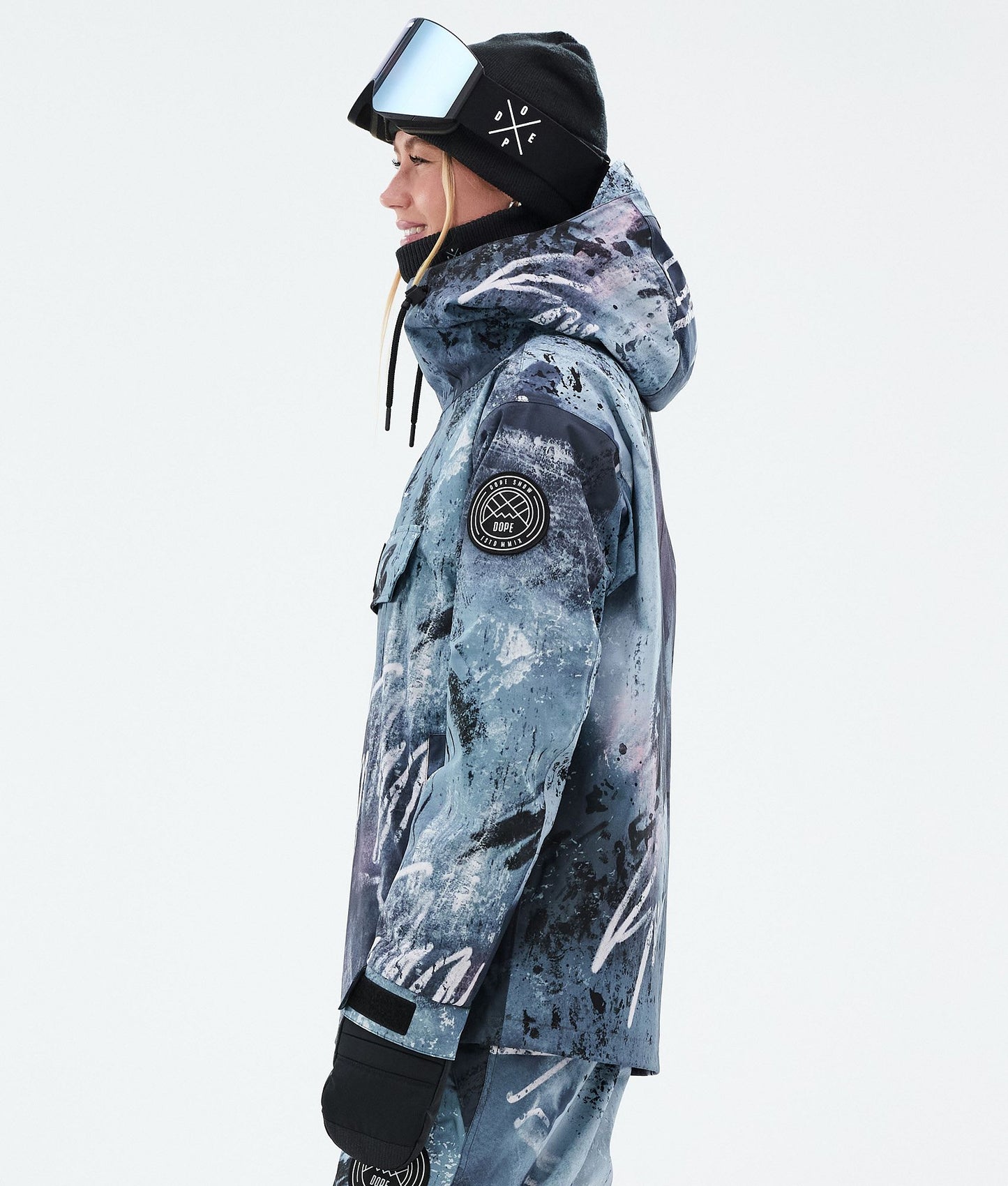 Snowboard Jacket Women Punk Blue