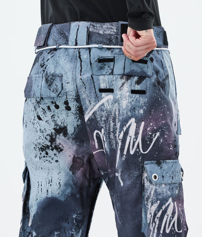 Snowboard Pants Women Punk Blue