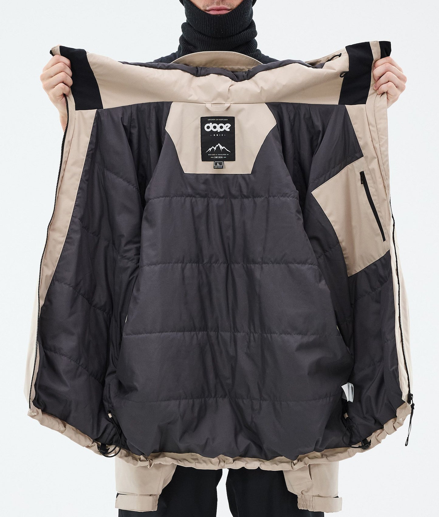 Snowboard Jacket Men Sand