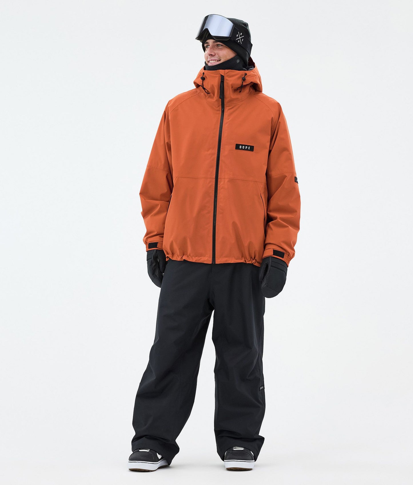 Snowboard Jacket Men Burned Orange