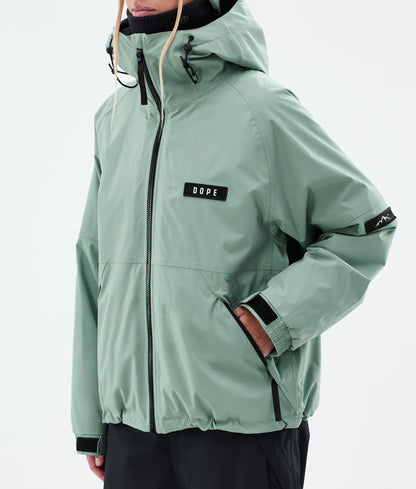 Snowboard Jacket Women Faded Green