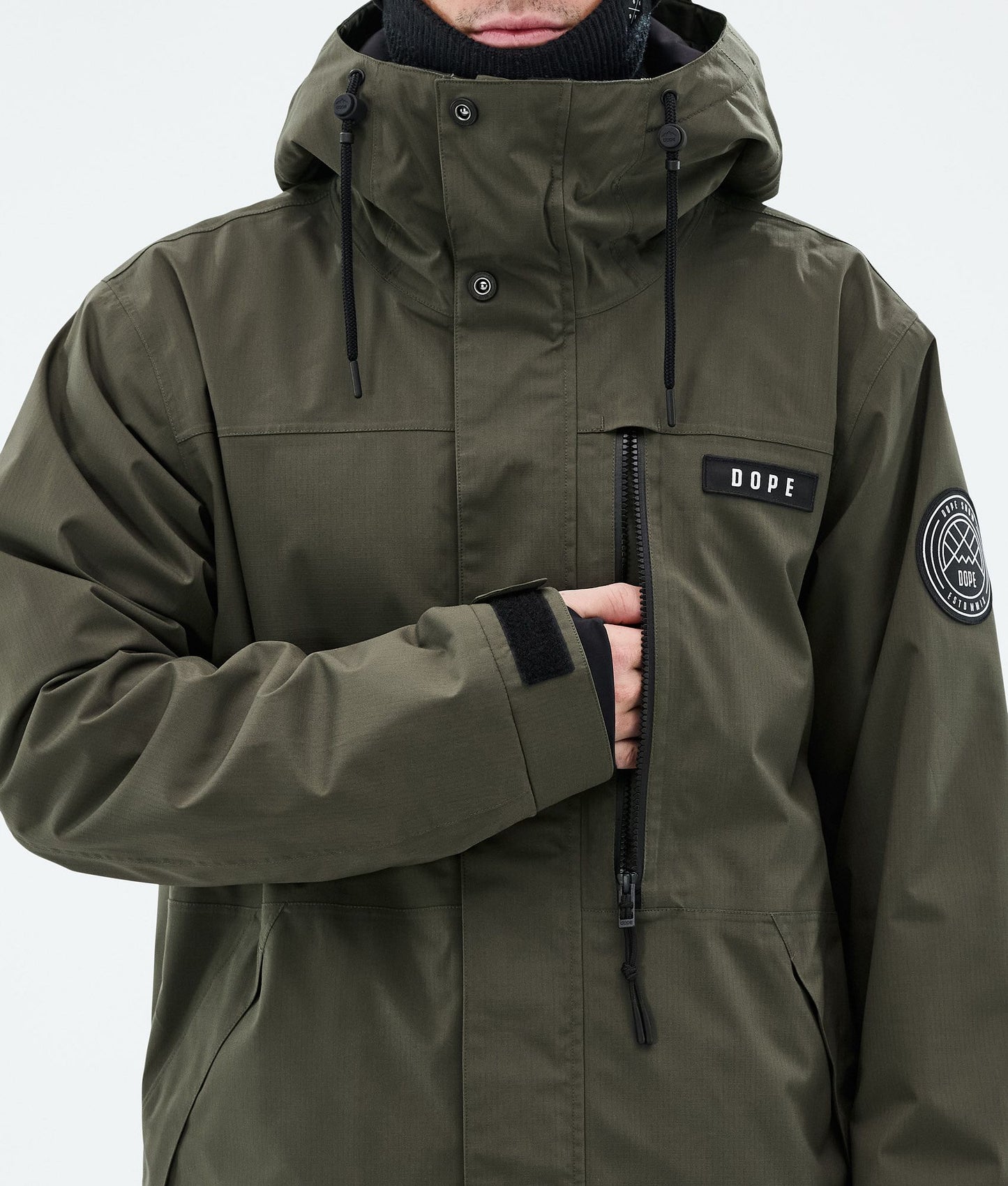 Snowboard Jacket Men Olive Green