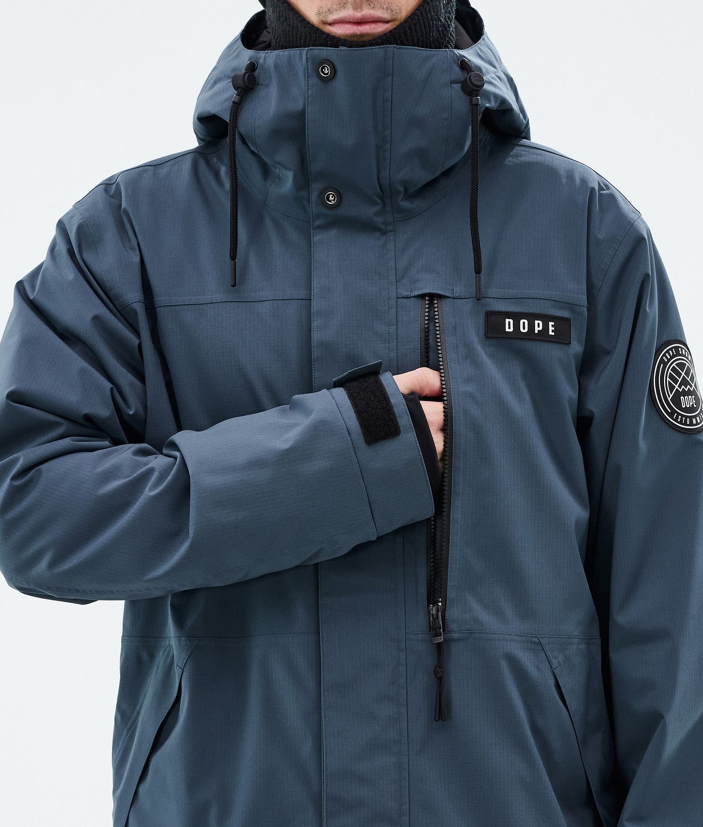 Snowboard Jacket Men Metal Blue