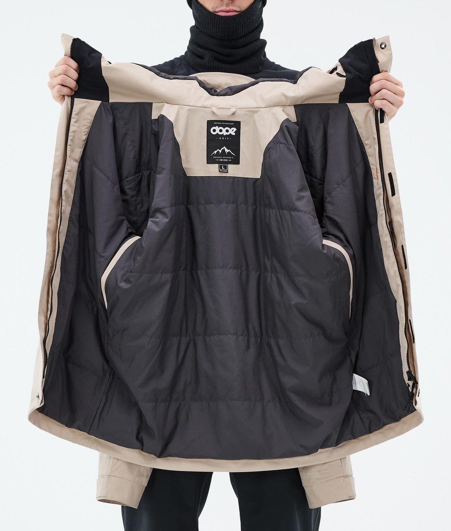 Snowboard Jacket Men Sand