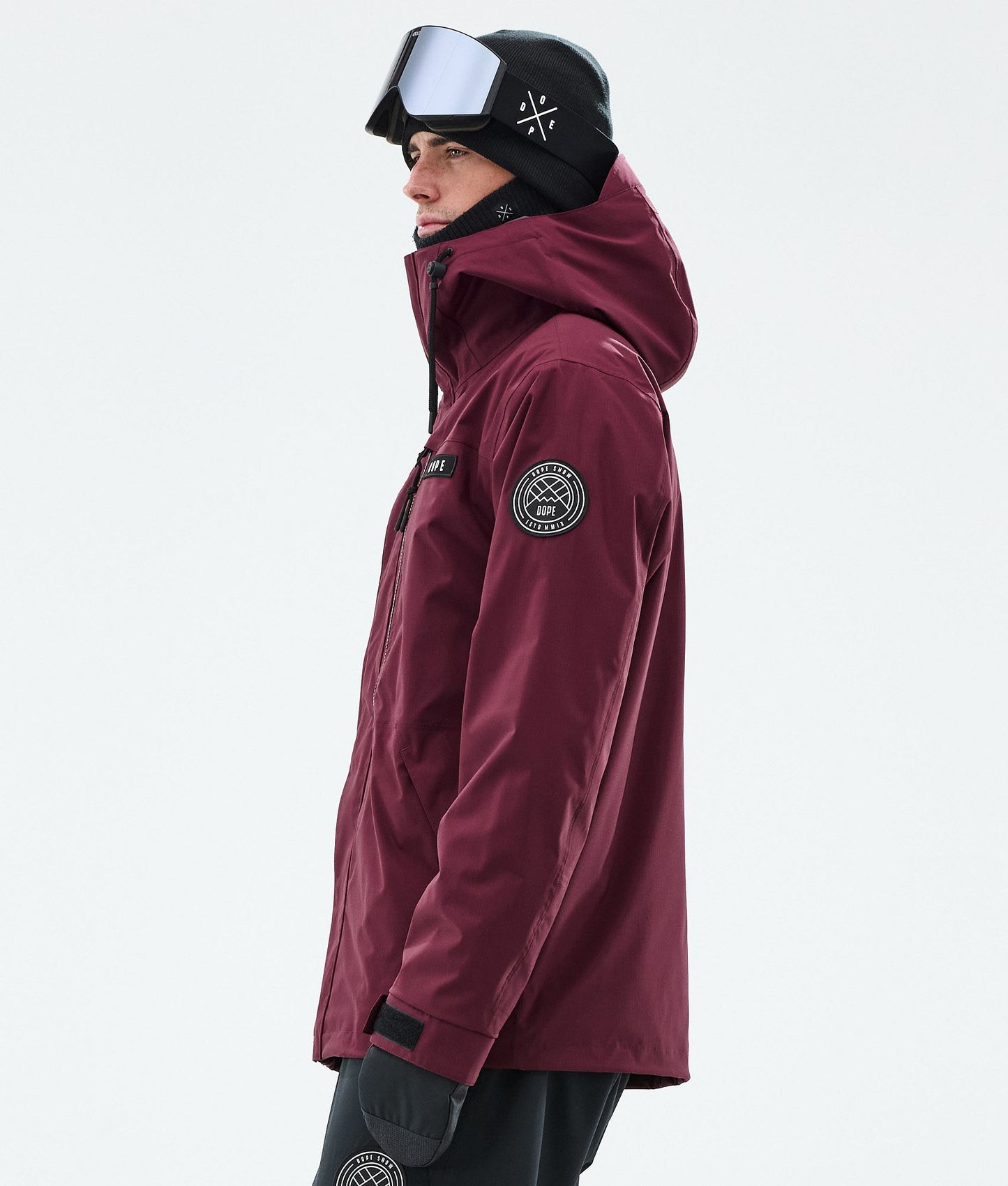 Snowboard Jacket Men Burgundy