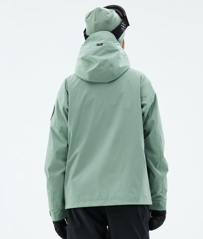 Snowboard Jacket Women Faded Green