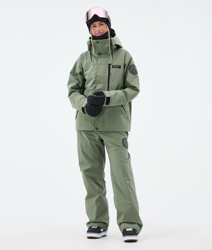 Snowboard Jacket Women Moss Green