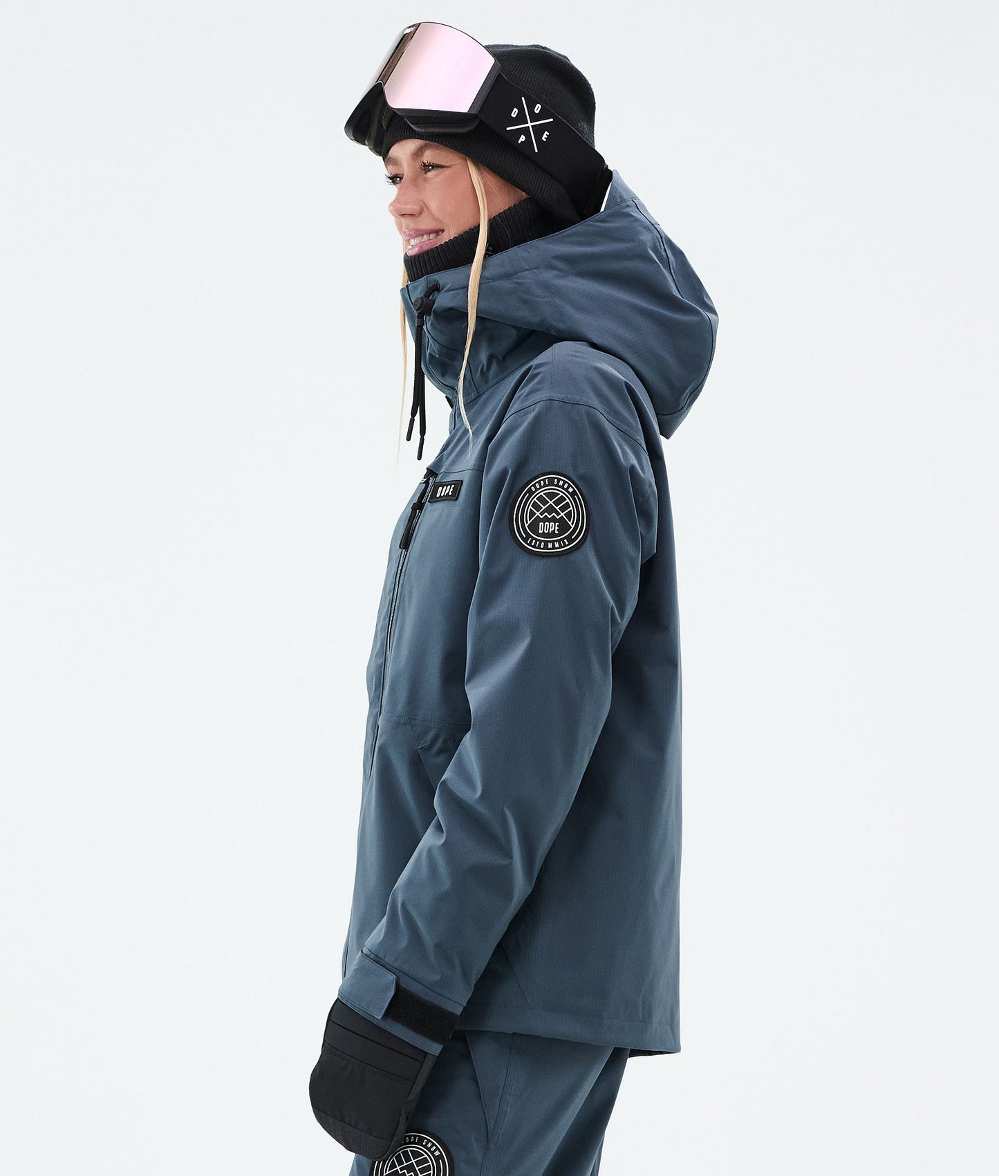 Snowboard Jacket Women Metal Blue