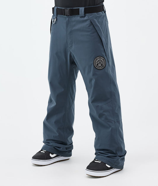 Snowboard Pants Men Metal Blue
