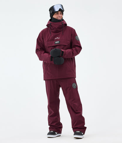 Snowboard Pants Men Burgundy