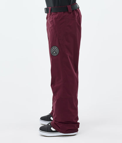 Snowboard Pants Men Burgundy