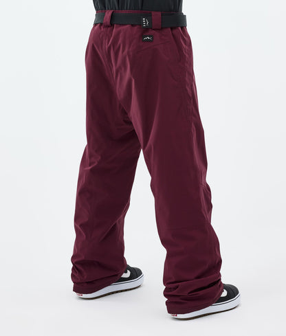 Snowboard Pants Men Burgundy
