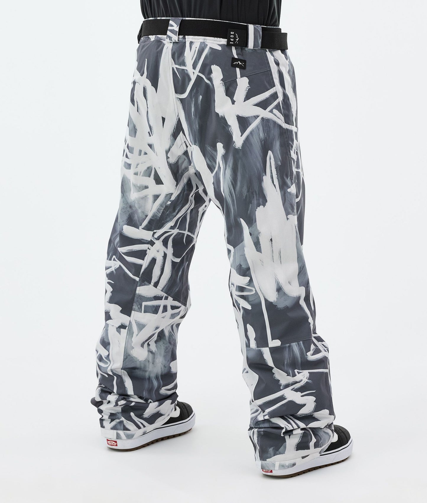 Snowboard Pants Men Scribble Black