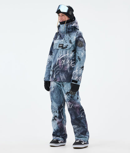 Snowboard Pants Women Punk Blue