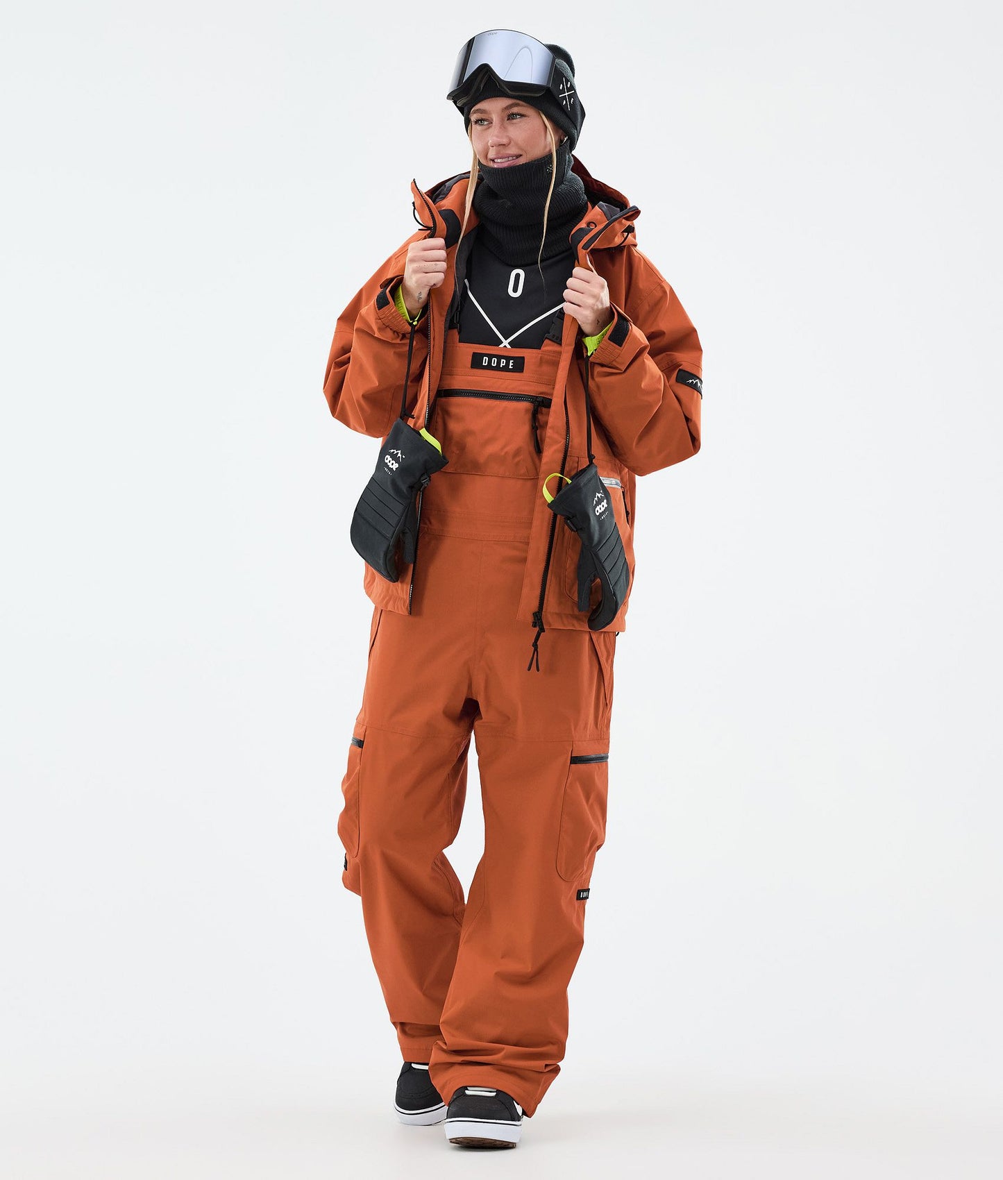 Snowboard Pants Women Burned Orange