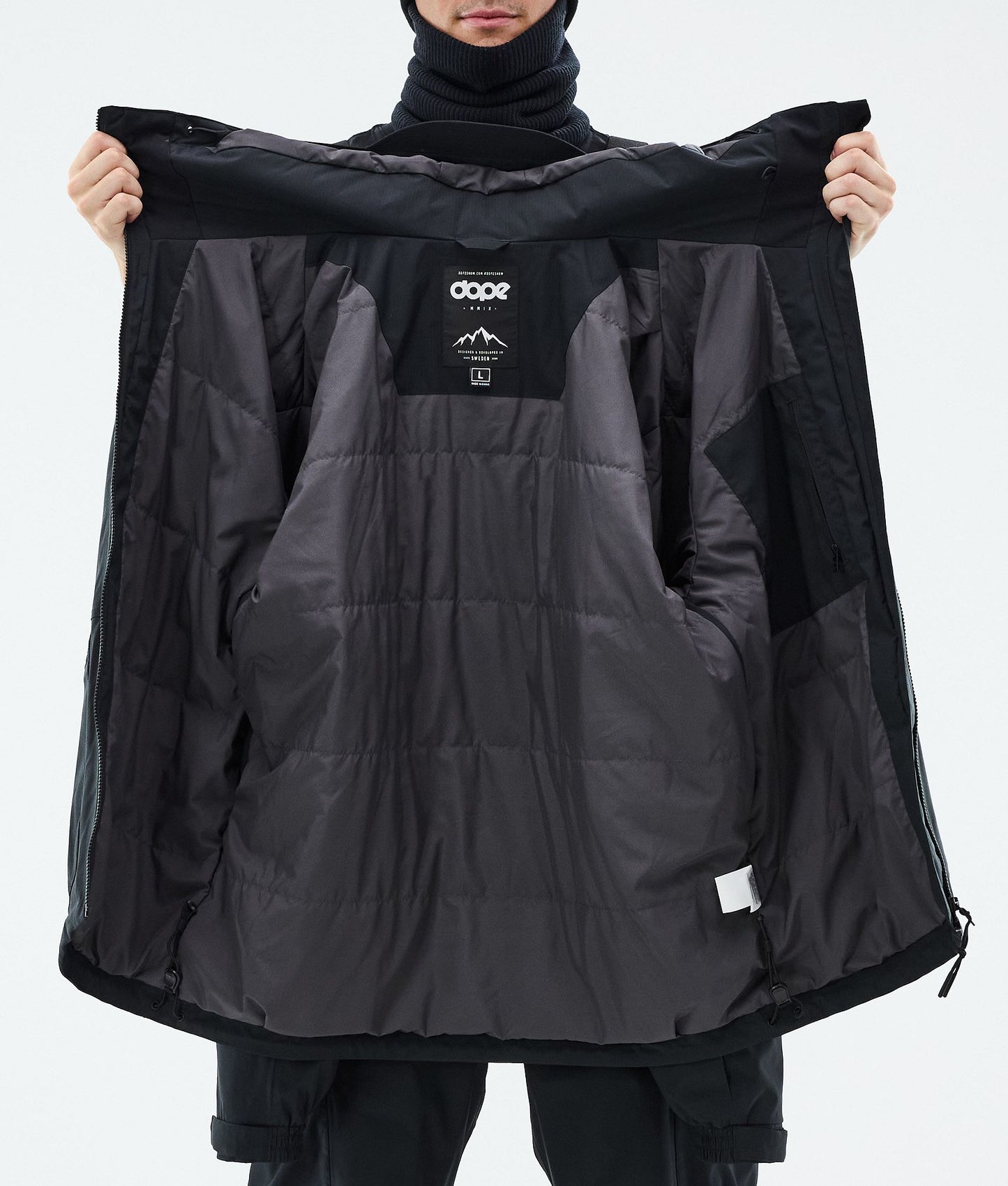 Snowboard Jacket Men Black