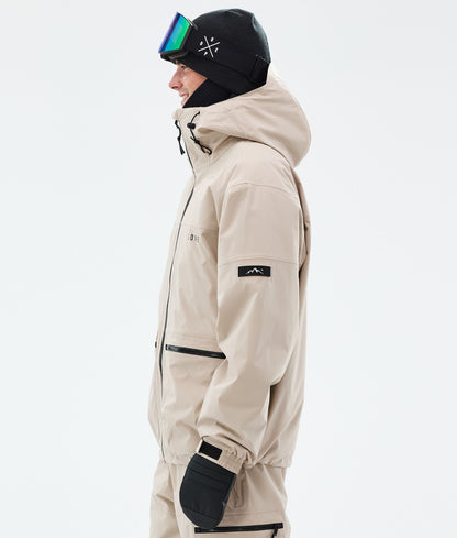 Snowboard Jacket Men Sand