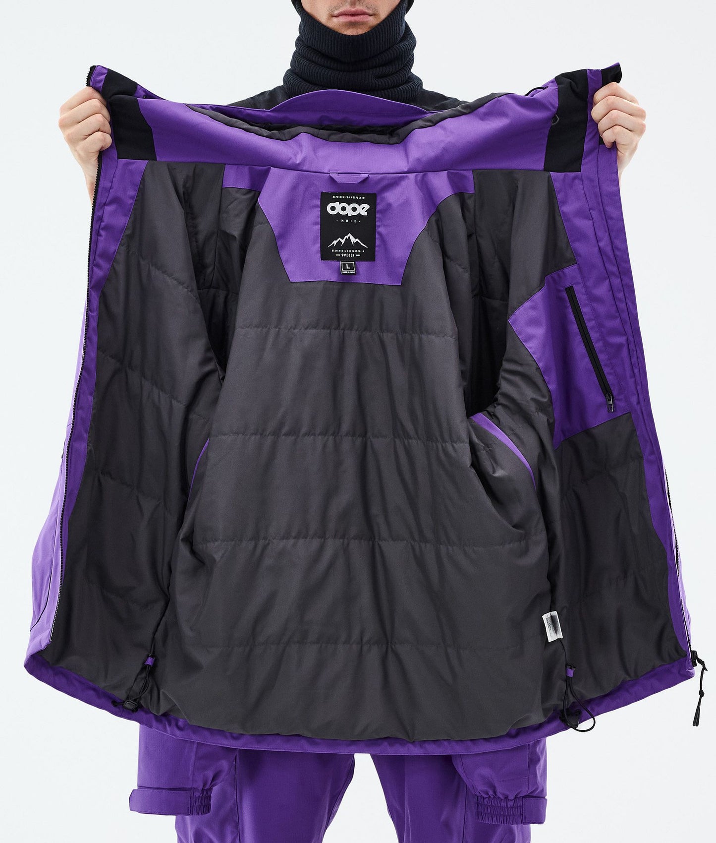 Snowboard Jacket Men Vivid Purple