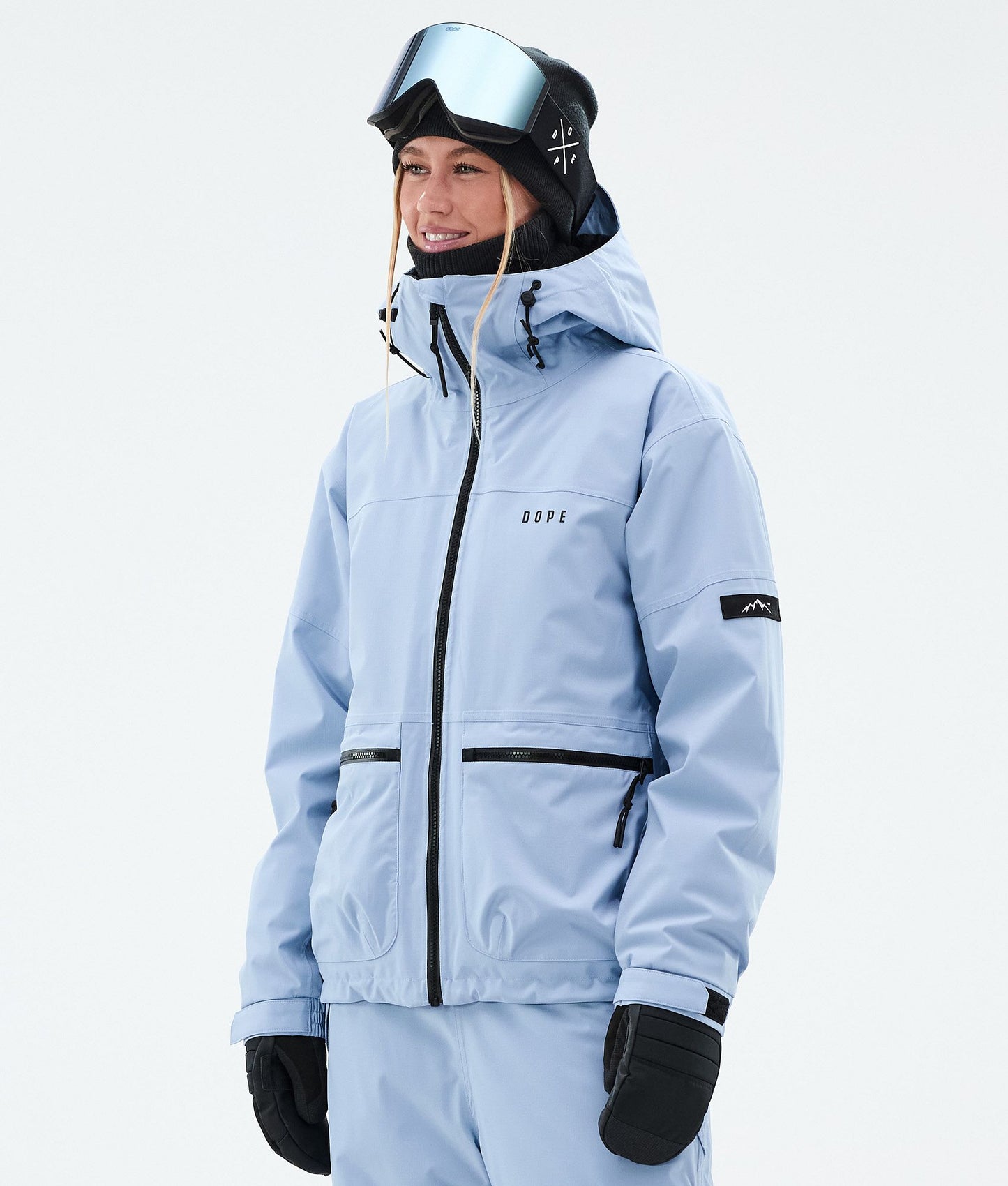 Snowboard Jacket Women Light Blue