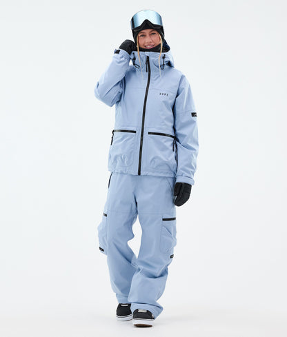 Snowboard Jacket Women Light Blue