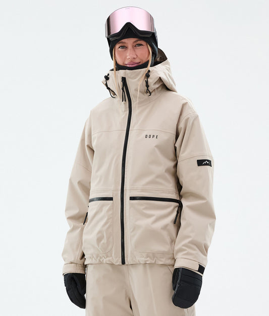 Snowboard Jacket Women Sand