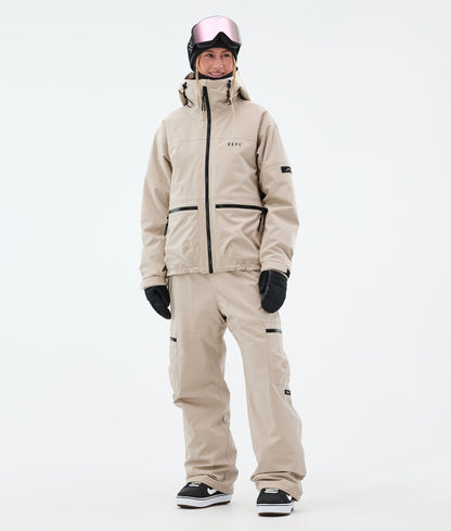 Snowboard Jacket Women Sand
