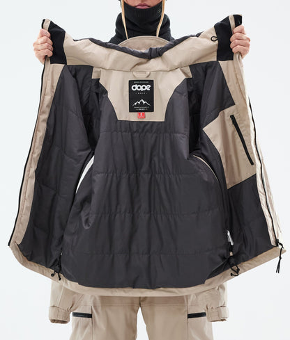 Snowboard Jacket Women Sand