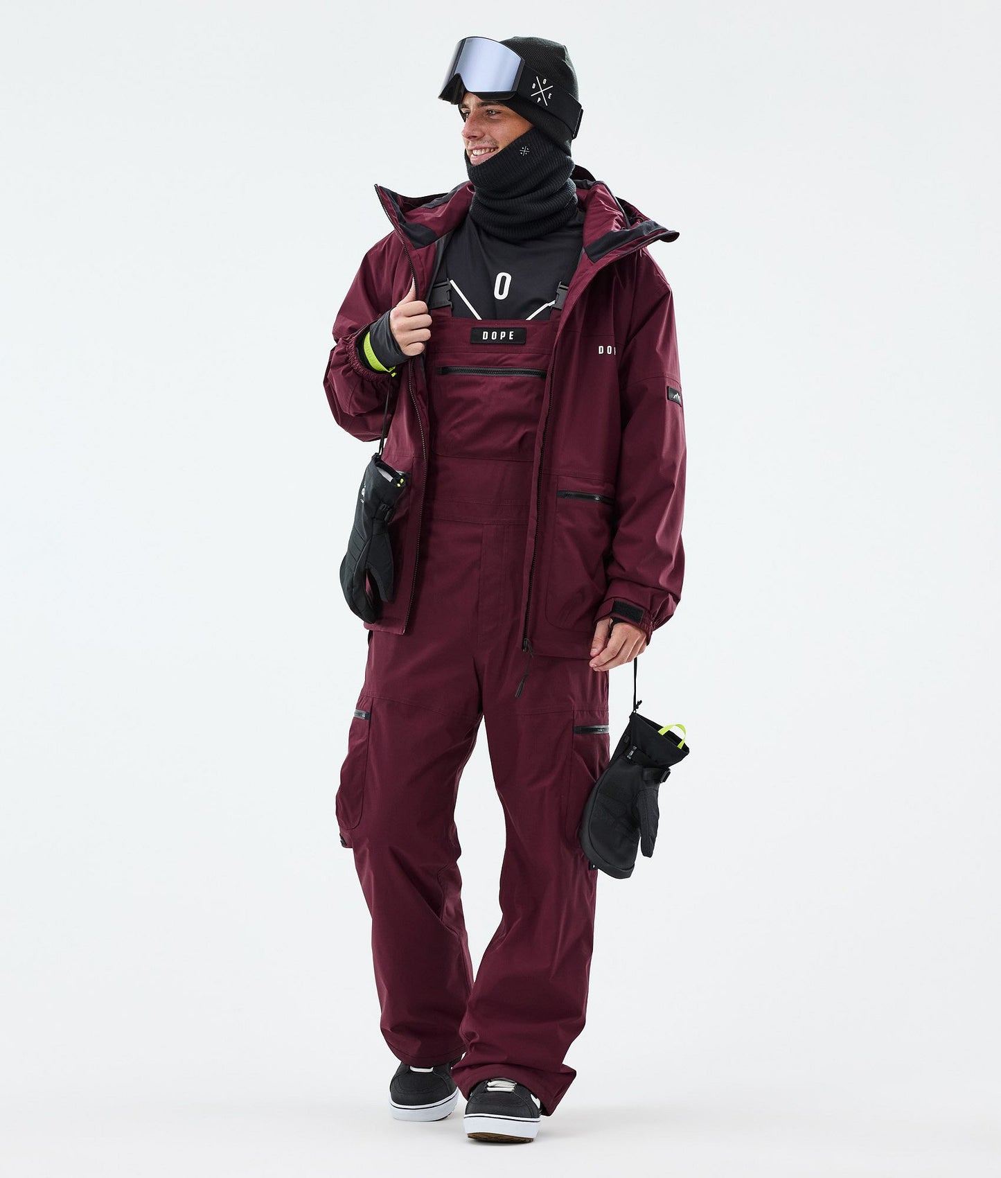 Snowboard Pants Men Burgundy