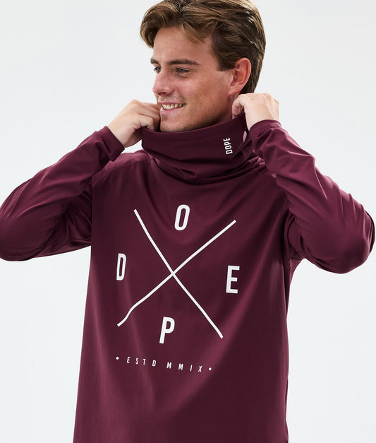 Base Layer Top Men 2X-Up Burgundy