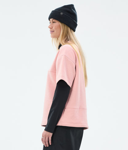 Fleece Sweater Women Soft Pink