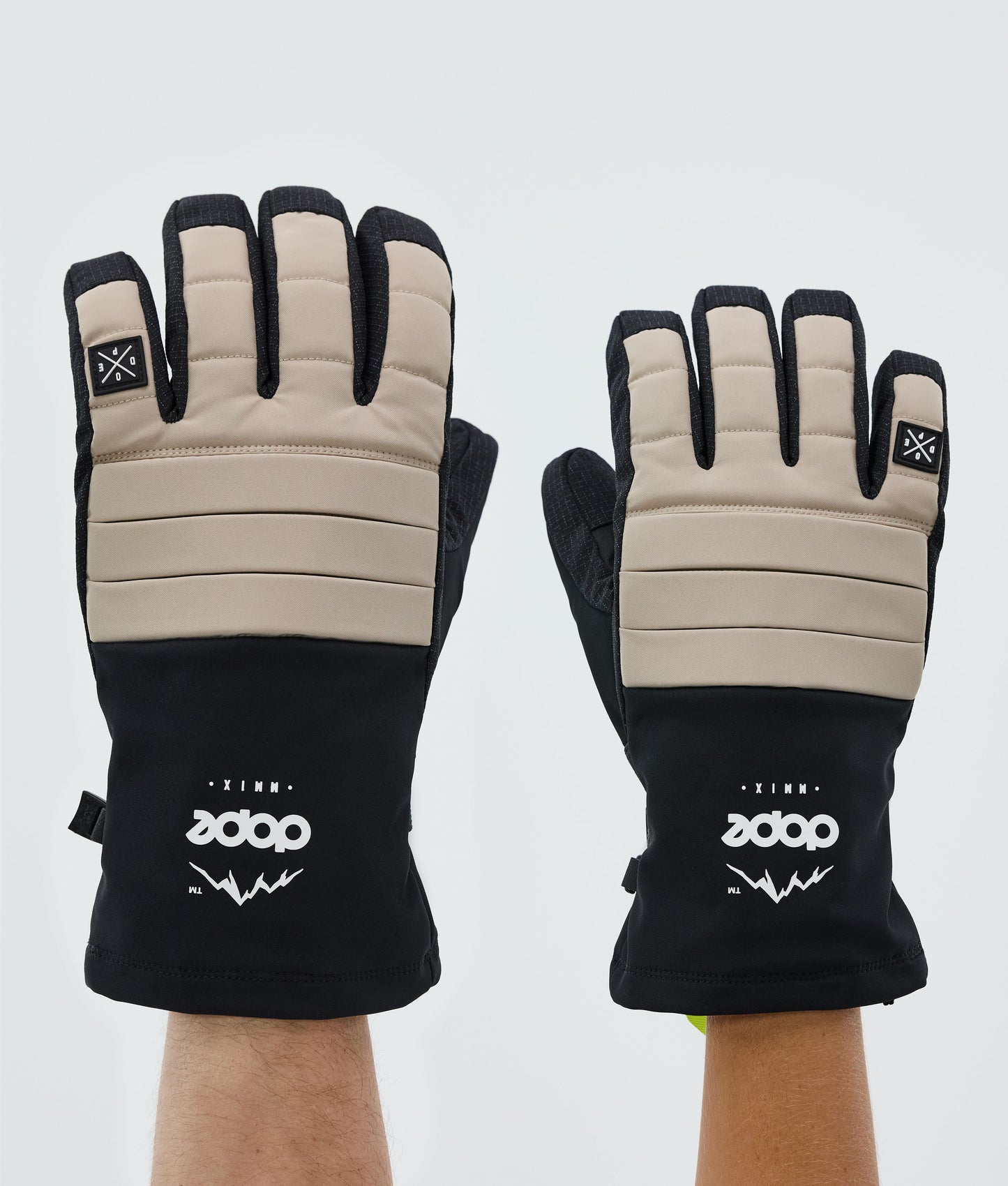 Ski Gloves Light Grey