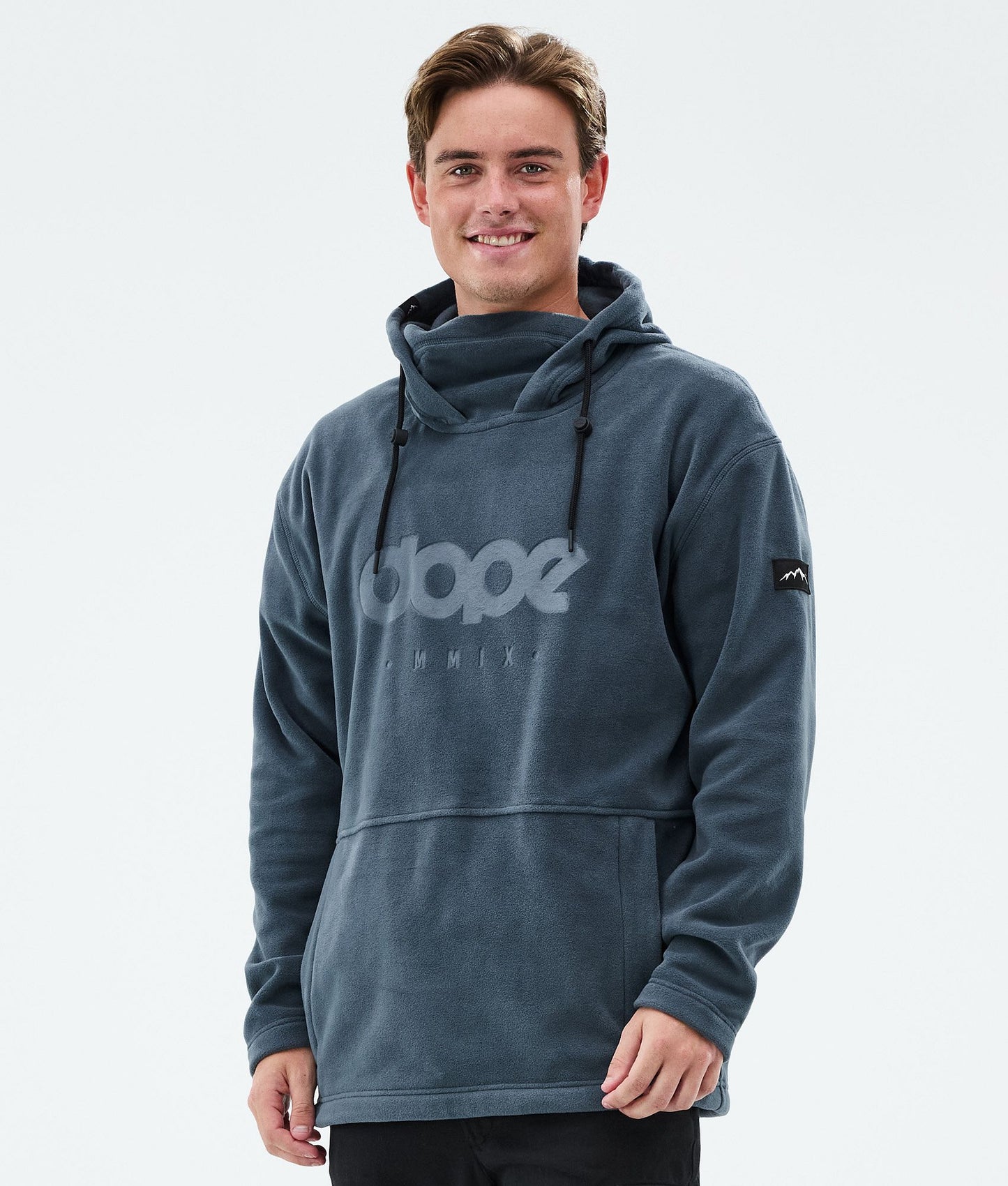 Fleece Hoodie Men Moss Green