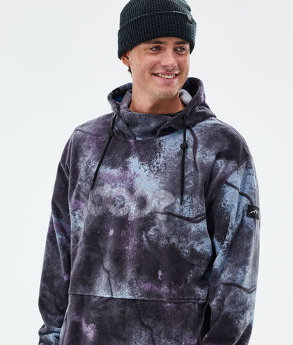Fleece Hoodie Men Jungle Purple