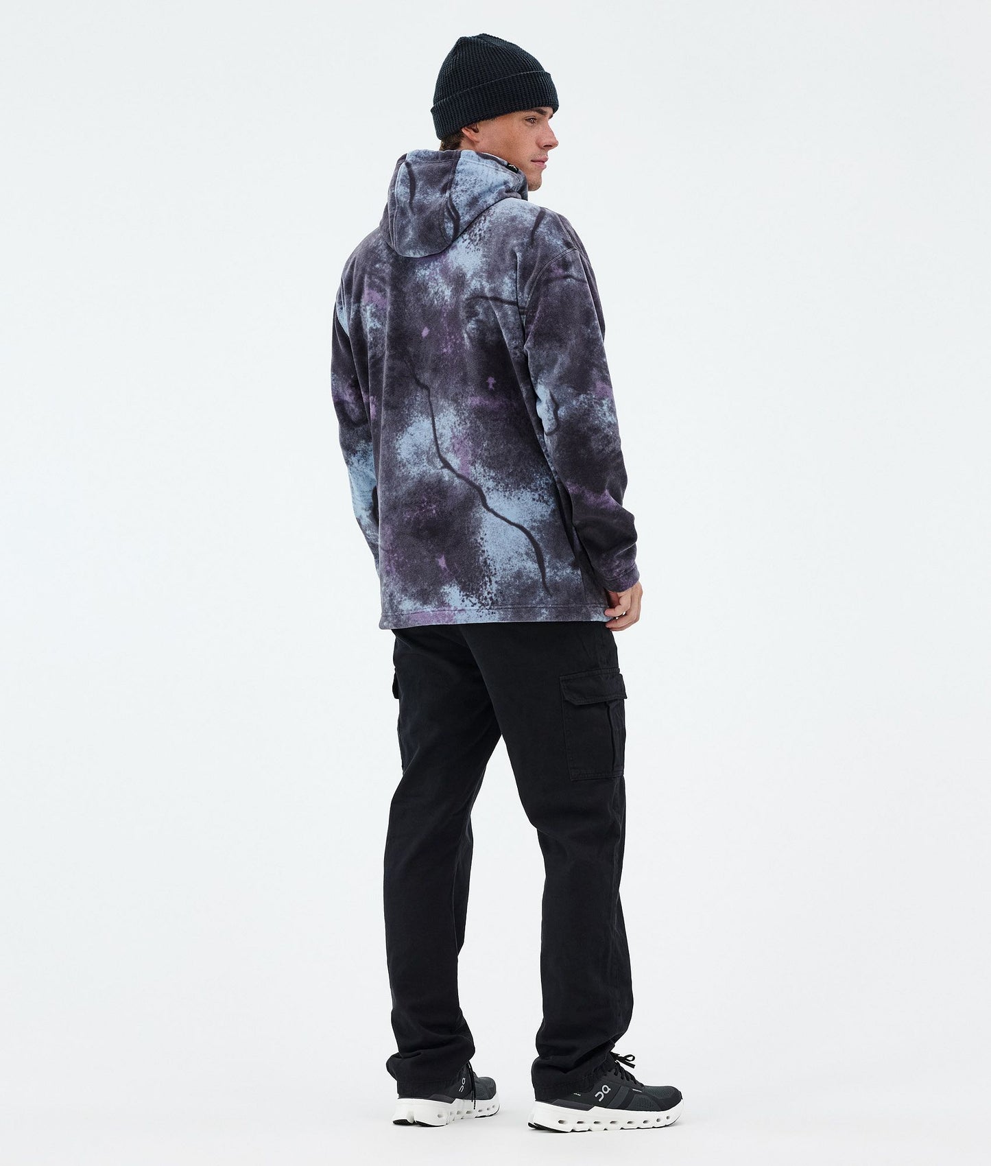 Fleece Hoodie Men Jungle Purple