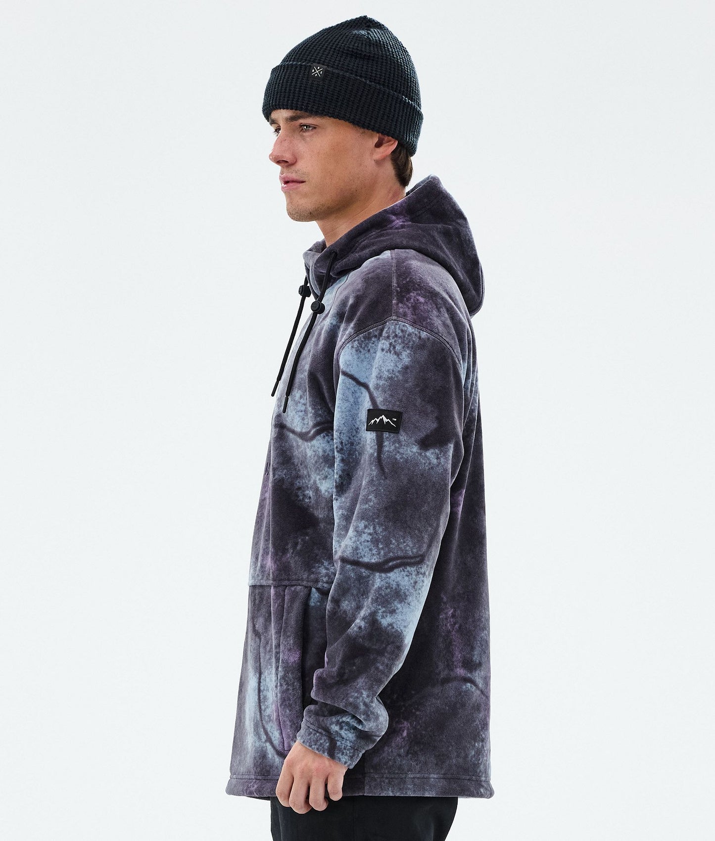 Fleece Hoodie Men Jungle Purple