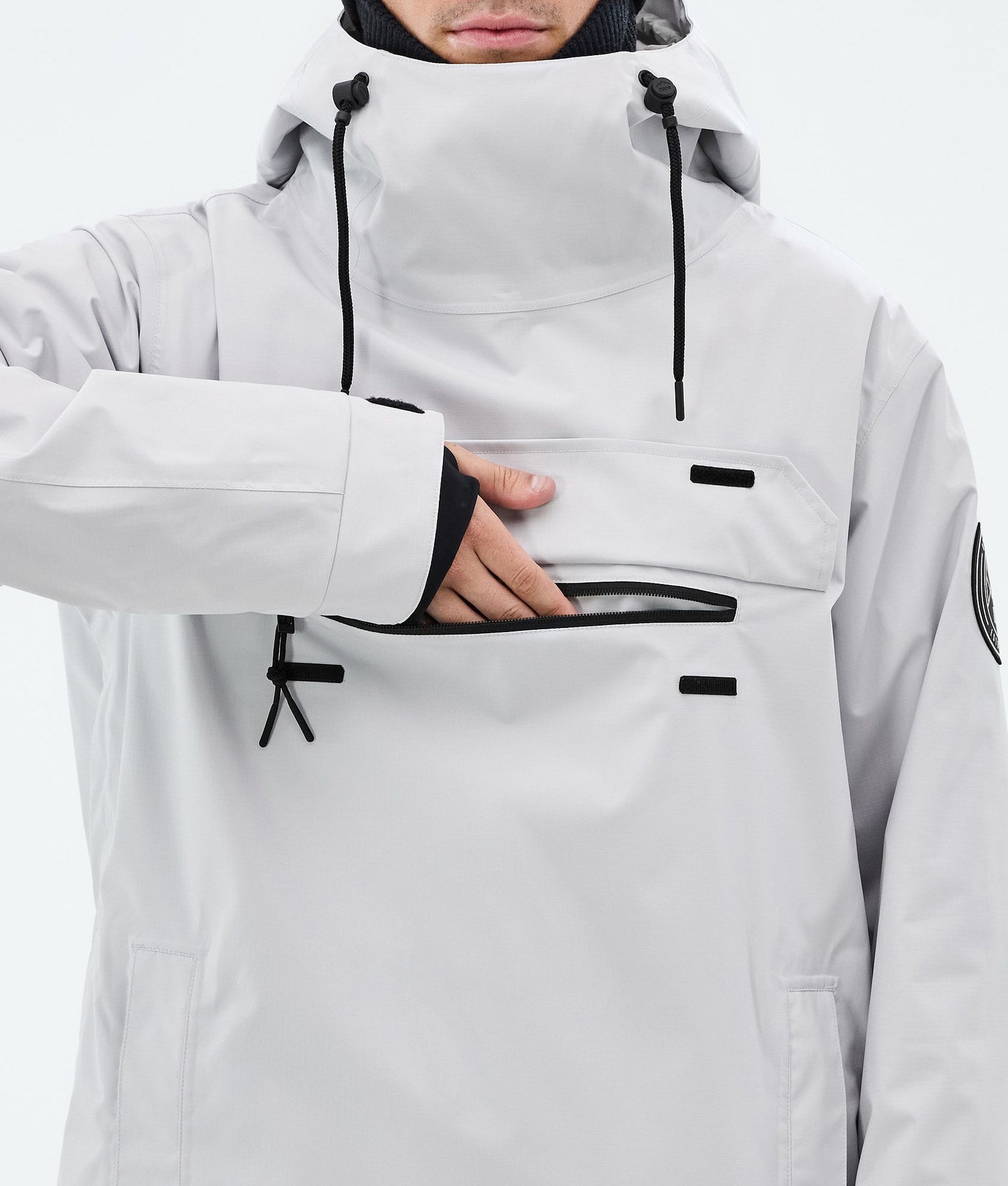 Snowboard Jacket Men Light Grey