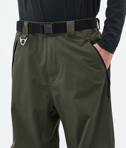 Snowboard Pants Men Olive Green
