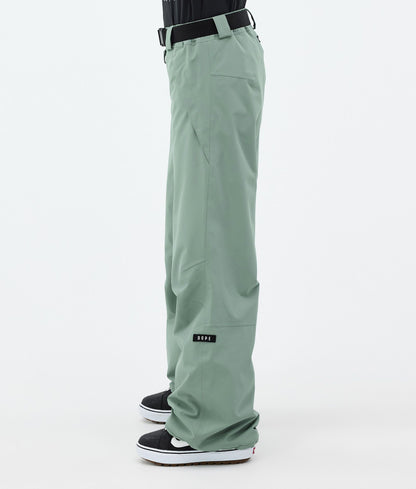 Snowboard Pants Women Faded Green